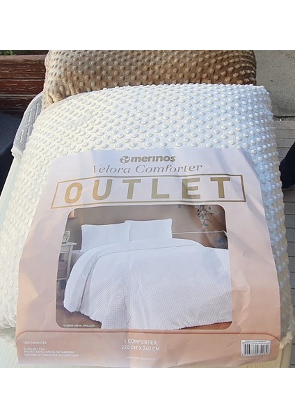Tomurcuk Merinos Yorgan 220 X240 cm Çift Taraflı