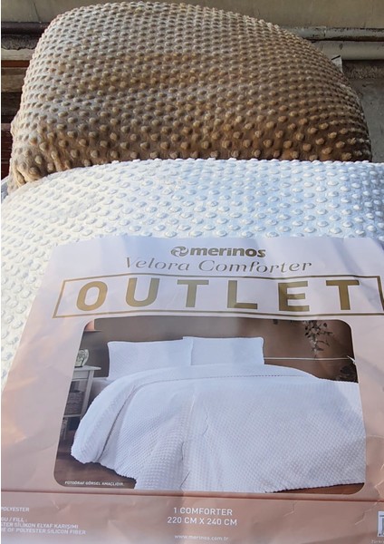 Tomurcuk Merinos Yorgan 220 X240 cm Çift Taraflı