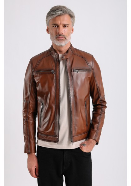 Derby Erkek Deri Mont