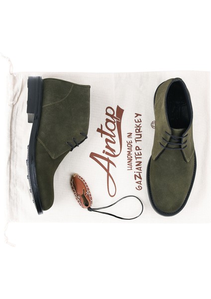 Hakiki Süet Deri Erkek Günlük Bot