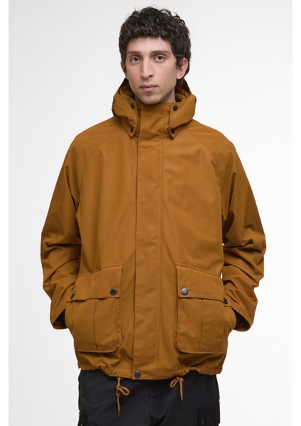 Re-Engineered Hooded Wading Spey Showerproof Ceket SN52 Bronze Brown