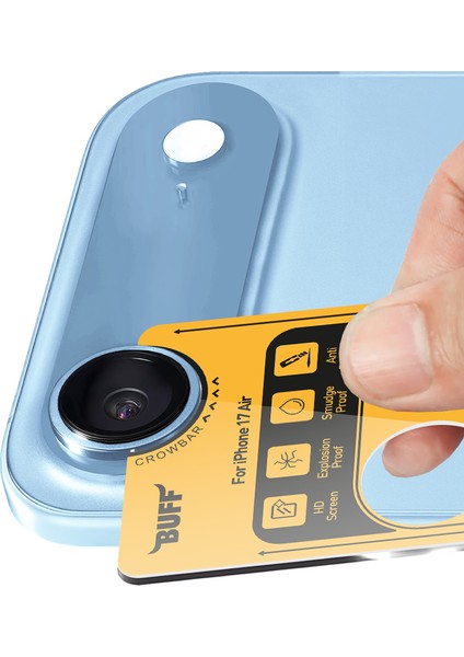 Buff iPhone Air Metal Kamera Lens Koruyucu Light Blue fırsatları