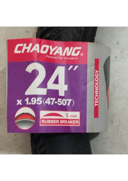 24X1.95 Dış Lastik 5 mm Zırhlı (47-507) Chaoyang 24 Jant Diken Kırıcı Bisiklet Lastiği modelleri