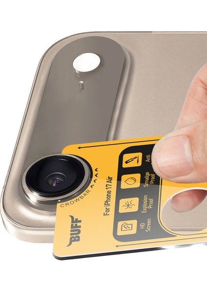 Buff iPhone Air Metal Kamera Lens Koruyucu Gold fırsatları