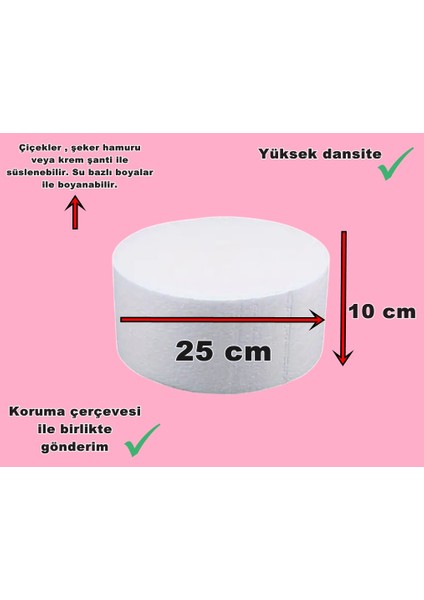 Strafor Köpük Maket Pasta 25X10CM