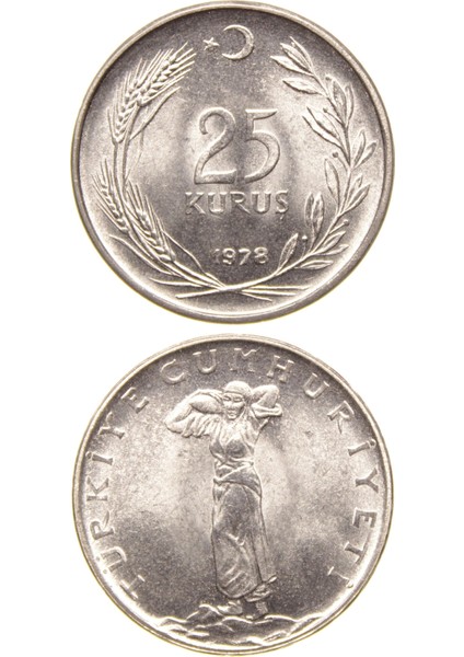 25 Kuruş - 1978 - Çil (TCM11)
