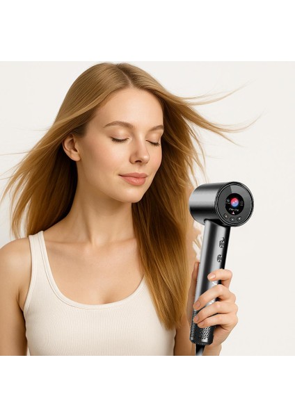 Dh-21 Hyperdry Dijital Iyonik Saç Kurutma Makinesi – 110.000 Rpm, Isı Kontrollü