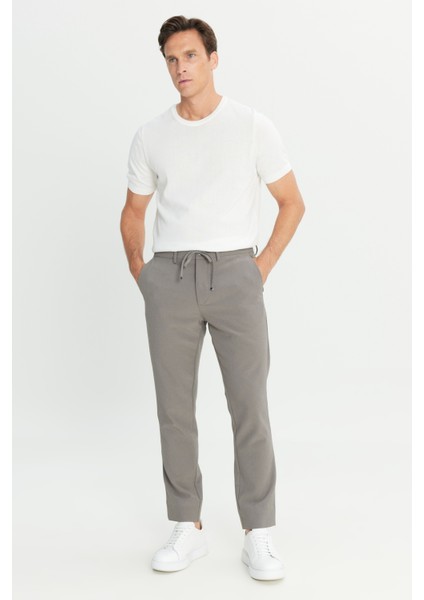 Slim Fit Dar Kesim Beli Bağlamalı Çizgili Yan Cepli Casual Jogger Pantolon fiyatları