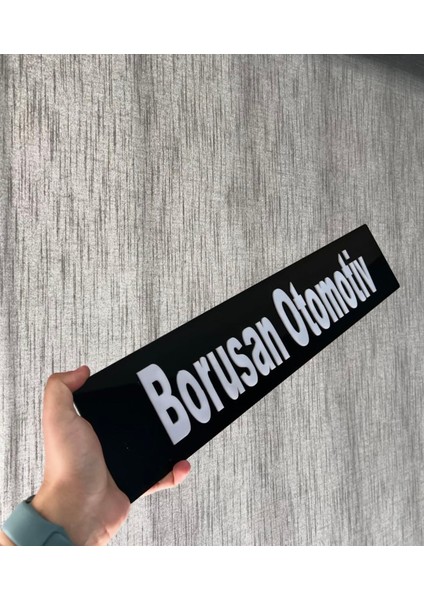 Borusan Otomotiv Kapama Dekor Pleksi Plakalık