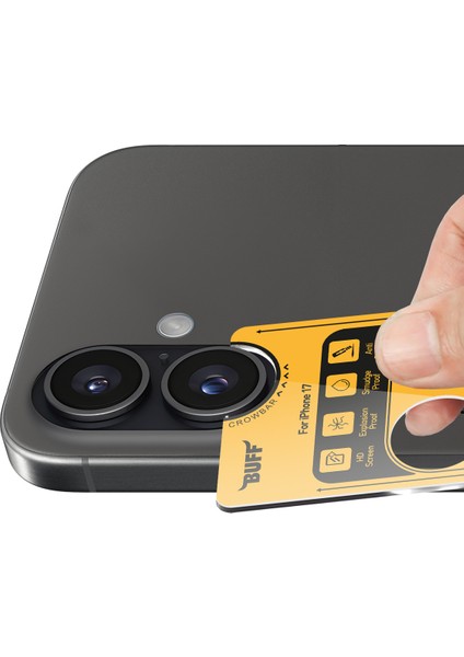 Buff iPhone 17 Metal Kamera Lens Koruyucu Black fırsatları