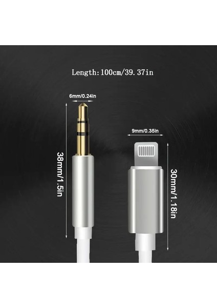 Araba Için iPhone Aux Kablosu, 3.5mm Ses Kablo, iPhone 12/11/xs/xr/x/8/7/6/5 Uyumlu, Ev Stereo/kulaklık, Tüm Ios Destekler (1 Paket - 3.3ft), Şık Tasarım, Güçlendirilmiş Bağlant fiyatları