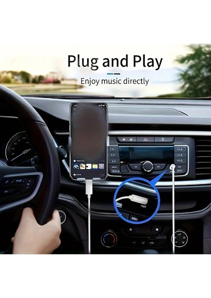 Araba Için iPhone Aux Kablosu, 3.5mm Ses Kablo, iPhone 12/11/xs/xr/x/8/7/6/5 Uyumlu, Ev Stereo/kulaklık, Tüm Ios Destekler (1 Paket - 3.3ft), Şık Tasarım, Güçlendirilmiş Bağlant