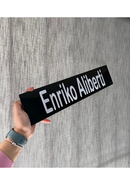 Enriko Aliberti Kapama Dekor Pleksi Plakalık