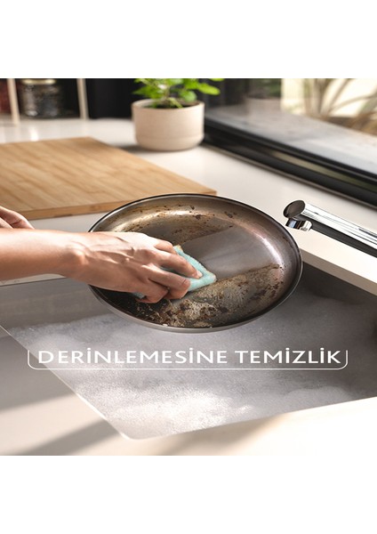 12 Paket 3'lü Pro Clean Oluklu Bulaşık Süngeri modelleri