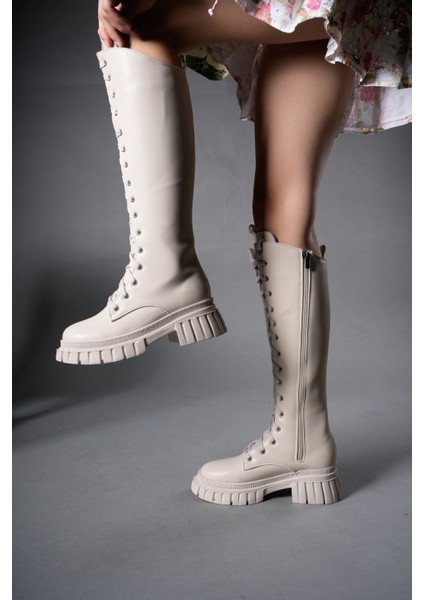 Ringneth Kadın Vegan Deri Düz Topuklu Kışlık Çizme – Esnek ve Rahat Günlük Kullanım Tasarımı indirimleri