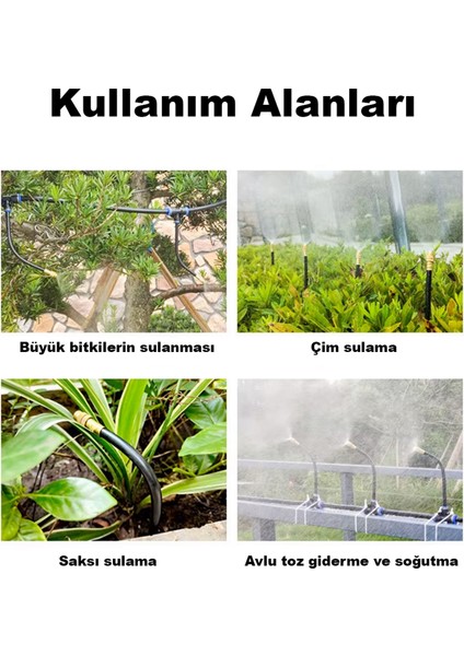 360 Derece Dönebilen 20 Metre Sulama Sistemi fırsatları