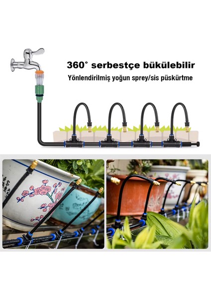 360 Derece Dönebilen 20 Metre Sulama Sistemi indirimleri