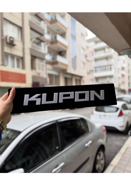 Kupon Kapama Dekor Pleksi Plakalık