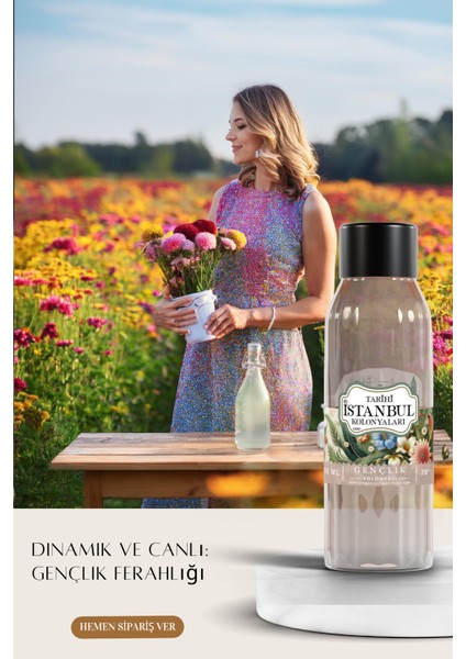 Gençlik Kolonyası - Dinamik ve Canlı 200 ml - Özel Tarihi Istanbul Koleksiyonu - fırsatları