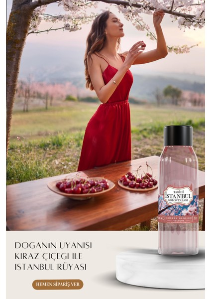 Kiraz Çiçeği Kolonyası - Baharın Freahlığı 200 ml - Özel Tarihi Istanbul Koleksiyonu - fırsatları