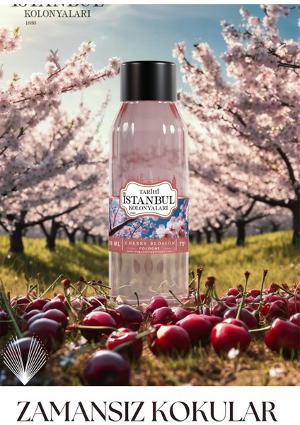 Kiraz Çiçeği Kolonyası - Baharın Freahlığı 200 ml - Özel Tarihi Istanbul Koleksiyonu - indirimleri