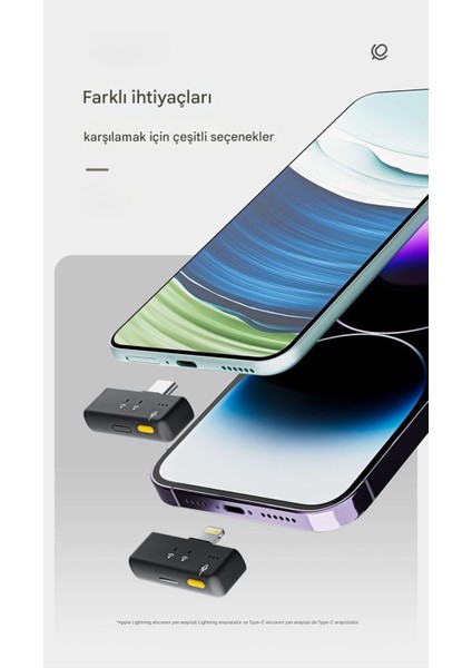 Kablosuz Ikili Yaka Yayın Mikrofonu | Profesyonel - Şarj Kutulu | Yankı & Müzik Modu | Uzun Pil Ömrü