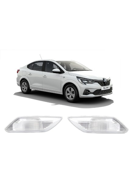 Renault Taliant Sağ + Sol Takım Çamurluk Sinyali 2021 ve Üzeri Uyumlu 2 Adet 261662708R 261612750R