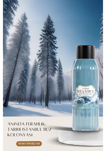 Buz Kolonyası - Ferahlatıcı Etki 200 ml - Özel Tarihi Istanbul Koleksiyonu - indirimleri