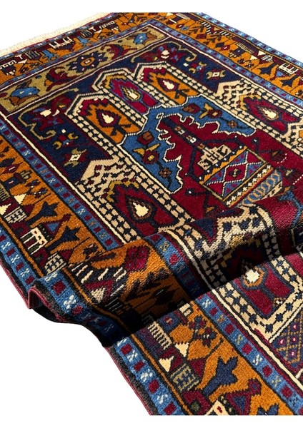 El Dokuma Sıfır Yahyalı Namazlık 80X125 Kök Boya Yün Seccade fırsatları