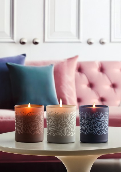 Natural Match 3'lü Set Şakayık Kokulu Mum 450gr.