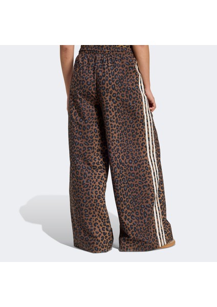 Leopard Firebird Oversized Kadın Kahverengi Pantolon.- modelleri