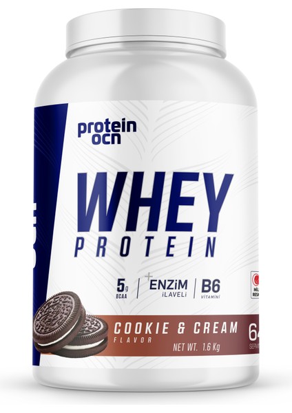 Whey Protein Cookie & Cream- 1.6kg - 64 Servis