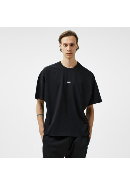 Forfun Blurred Dreams Oversize Dropshoulder Erkek Siyah T-Shirt.-