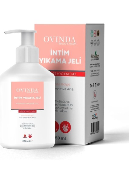 Kadınlara Özel Kararma Karşıtı Parabensiz Vücut ve Koltuk Altı Yıkama Jeli 250 ml – Günlük Kullanıma Uygun