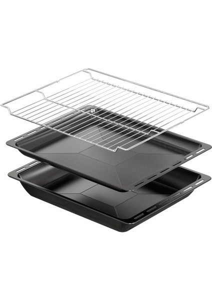 8205 Siyah 4 Fonksiyon Ankastre Powerturbo Fırın