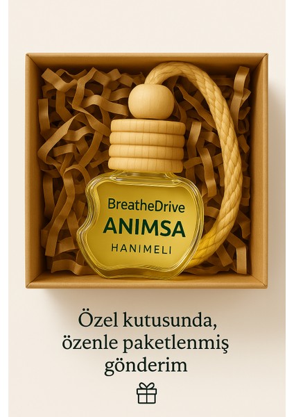 Anımsa – Hanımeli - Hipoalerjenik Duygu Odaklı Oto Kokusu - Astim ve Allerji Dostu