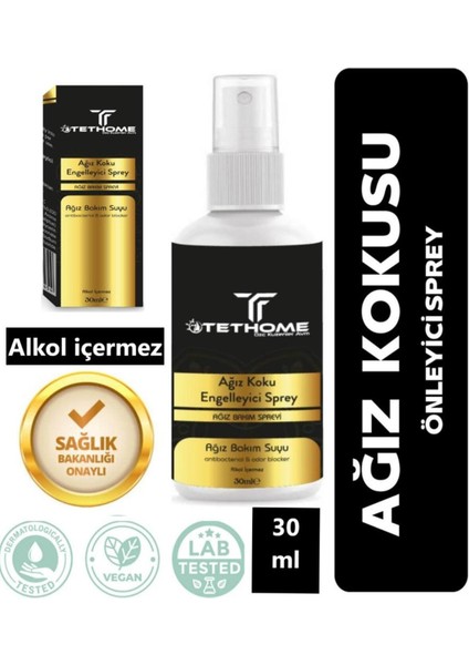 Alkolsüz Ağız Bakım Suyu 30 ml – Ağız Kokusu ve Plak-Tartar Karşıtı, Ferah Nefes Sağlayan Antibakteriyel Formül modelleri