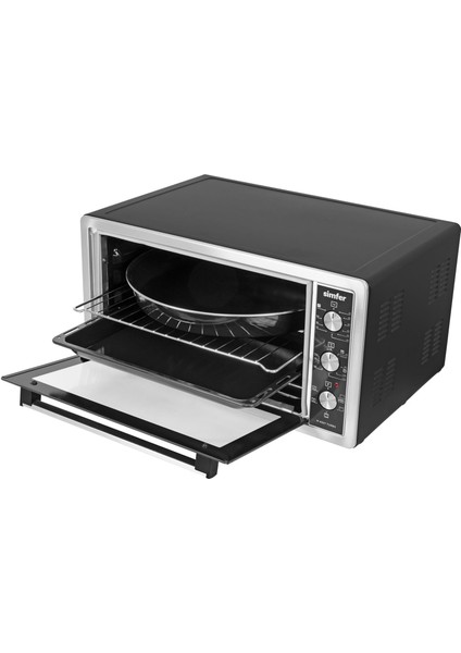 M4507 45 lt Inox Paslanmaz Çelik Midi Fırın – Turbo Pişirme, Yoğurt Yapma ve Enerji Tasarruflu Çok Fonksiyonlu modelleri