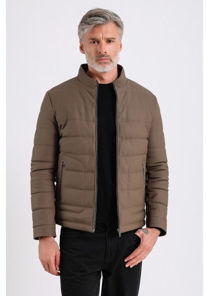 Arnold Erkek Şişme Deri Mont