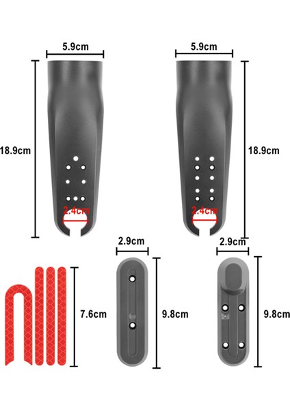 Xiaomi M365 Elektrikli Scooter Çatal Parçaları Için Tekerlek Kapağı Göbek Kapağı Koruyucu Kabuklu Ön Çatal Kapağı Beyaz (Yurt Dışından) indirimleri