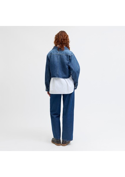 Kadin Denim Gömlek Ceket - Cana modelleri
