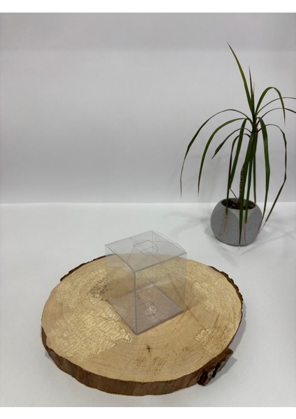 6X6X7 Şeffaf Asetat Kutu [100 Adet Demonte ] fiyatları