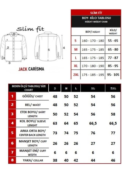 Jack Carısma. Oduncu Ekose Slim Fit Erkek Gömlek indirimleri