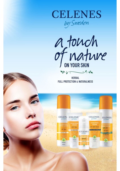 Herbal SPF 50 Güneş Kremi 50 ml – Tüm Cilt Tiplerine Uygun, Mineral ve Organik Filtreli, Suya Dayanıklı indirimleri