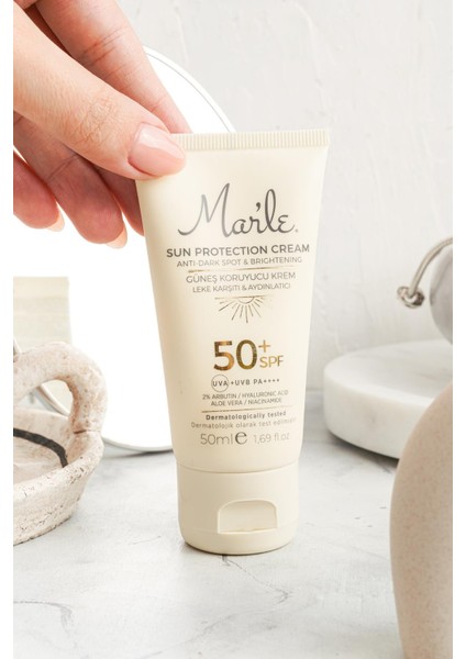 Leke Karşıtı Renksiz Güneş Kremi SPF 50+ 50 ml – Hassas ve Tüm Cilt Tipleri İçin Geniş Spektrumlu Yüksek Koruma