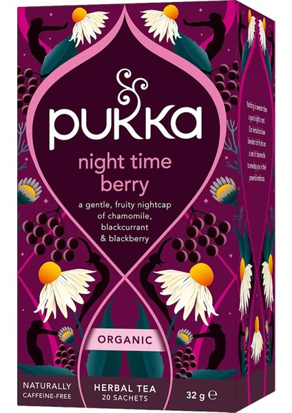 Night Time Berry Bitki Çayı Bardak Poşet Çay 20 Adet