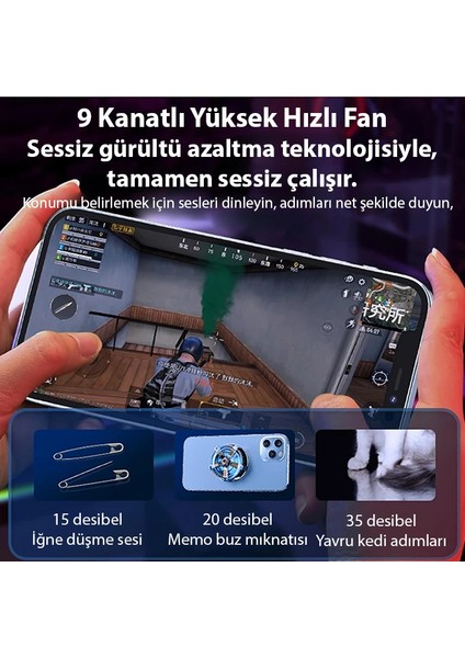 Memo Cx-A3 Manyetik Cep Telefon Soğutma Fanı Radyatör SOĞUTUCU-(5775) - CKG7510-9499 fırsatları