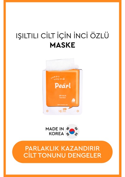 On Pearl İnci Özlü Kağıt Yüz Maskesi – Nemlendirici ve Canlandırıcı, Tek Kullanımlık, Tüm Cilt Tipleri İçin fiyatları