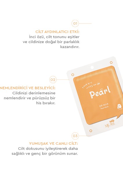 On Pearl İnci Özlü Kağıt Yüz Maskesi – Nemlendirici ve Canlandırıcı, Tek Kullanımlık, Tüm Cilt Tipleri İçin fırsatları