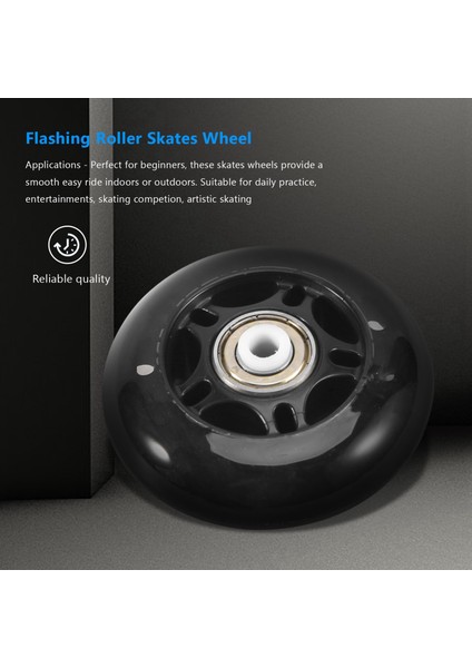 8 Paket Içinde Skate Wheels Yeni Başlayanlar Silindir Bıçakları Yatak Tekerlekleri ile Yedek Tekerlek 70MM (Yurt Dışından) fiyatları